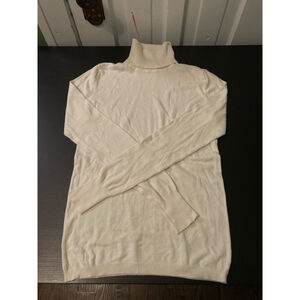 Women's United Colors of Benetton Turtleneck Sweater in Beige size small